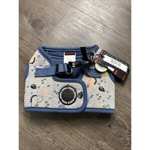 Puppia Spring and Summer Fashion Step-in Vest Dog Harness, Blue_Minmi,Size M